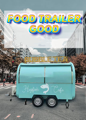 Customized Fully Equipped Food Truck Concession Bubble Tea Coffee Food Trailers
